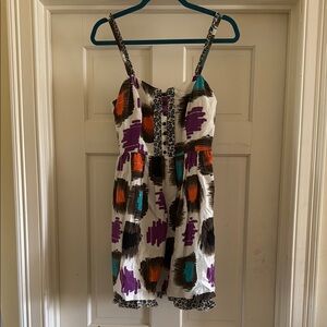 Vibrant Abstract Pattern Dress